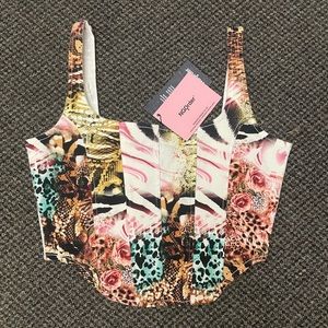 New Girl Order Corset Top- XL